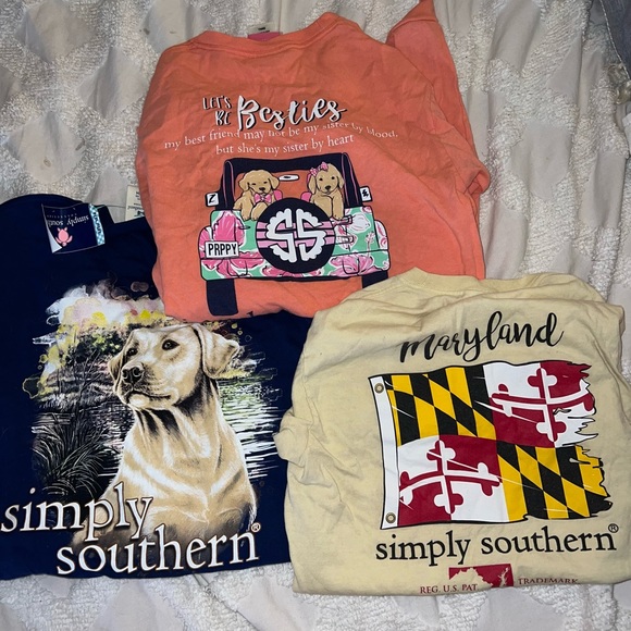 Simply Southern bundle — 2 long sleeve & 1 short - Picture 1 of 1